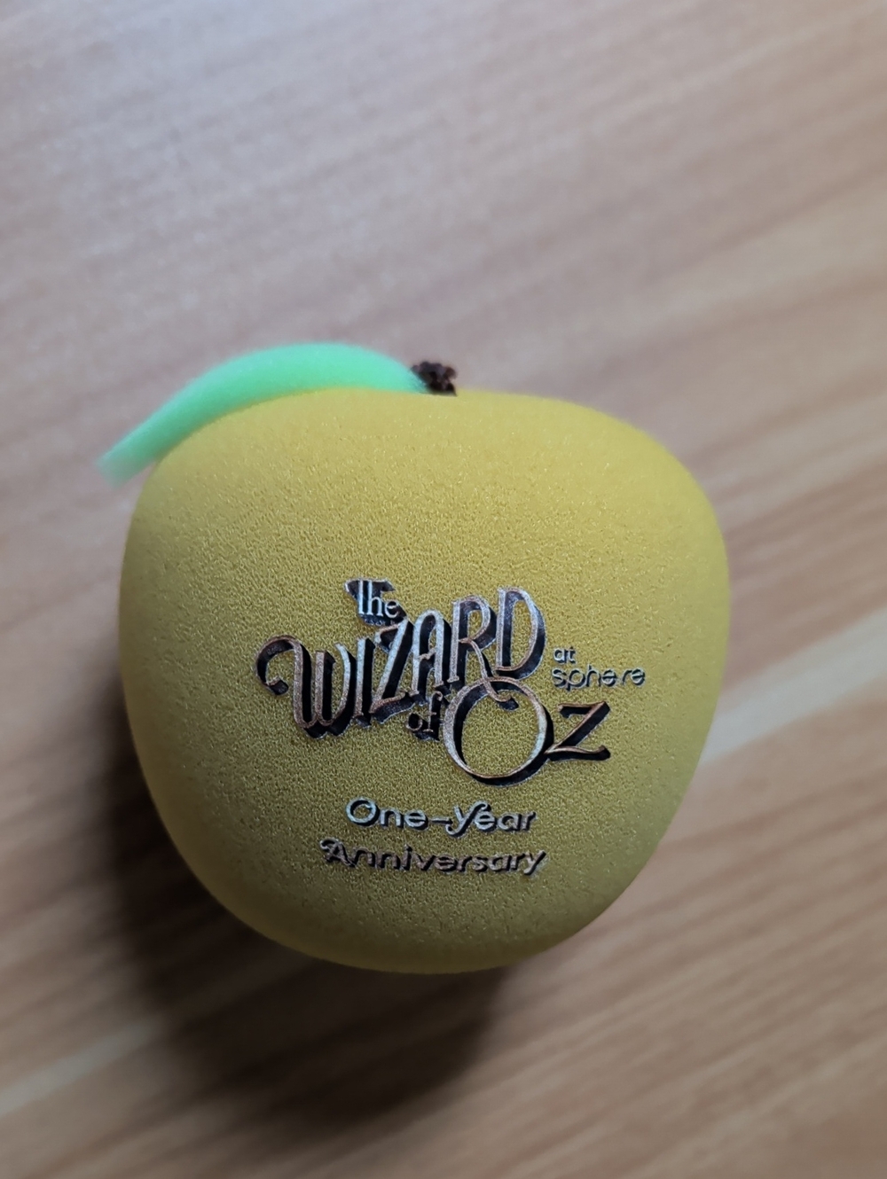 The Wizard of Oz Yellow Decorative Bath Sponge - Branded One-Year Anniversary